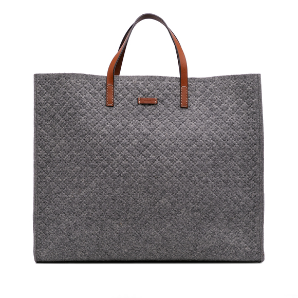 Pre-Loved Gucci Diamante Wool Tote - Picture 1 of 11